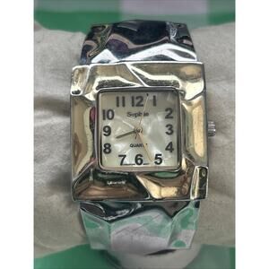 Sophie Gold And Silver Tone Women’s Cuff Watch